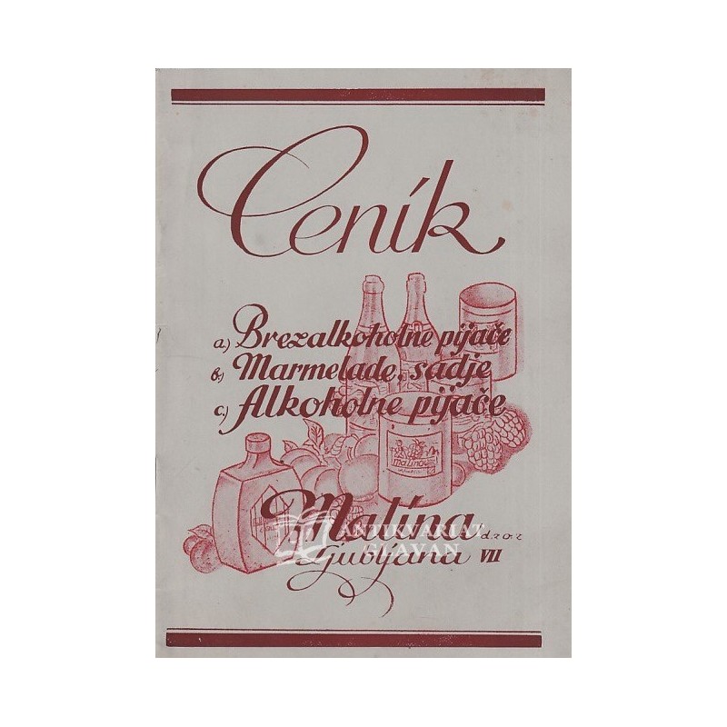 Cenik Malina d.z.o.z