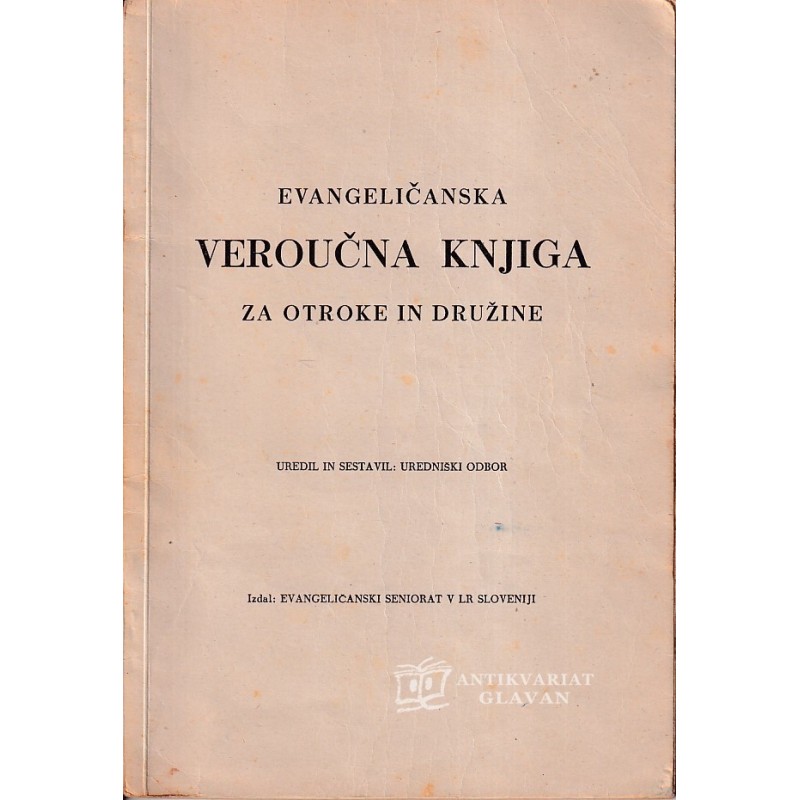 Evangeličanska veroučna knjiga za otroke in družine