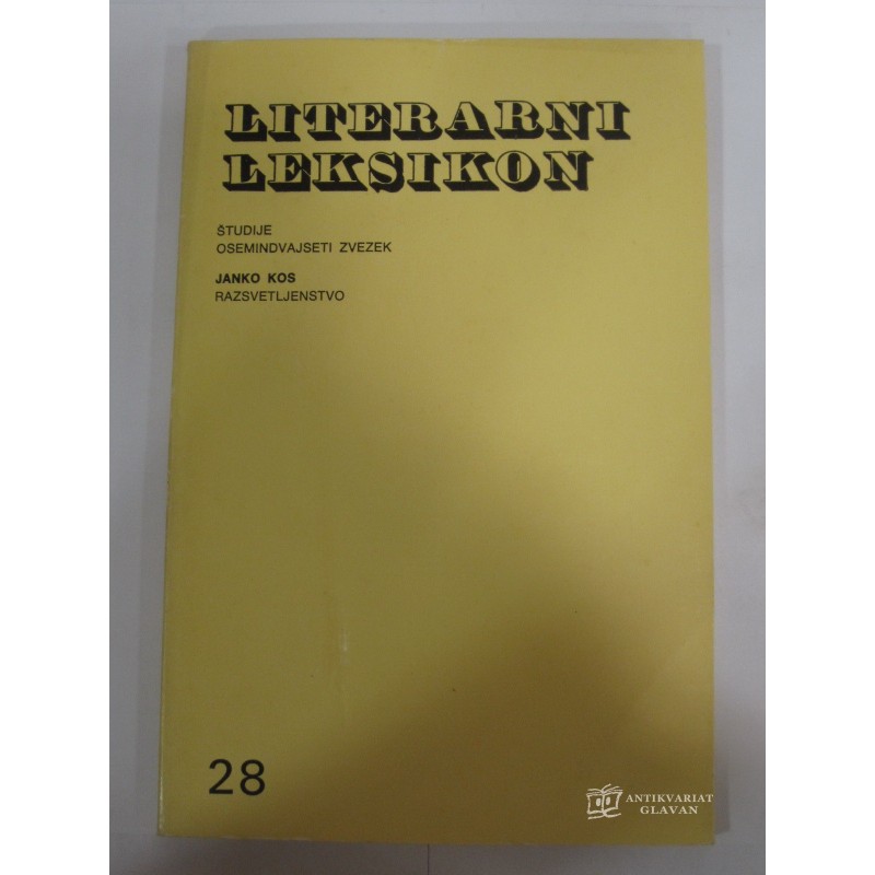 Janko Kos - Razsvetljenstvo